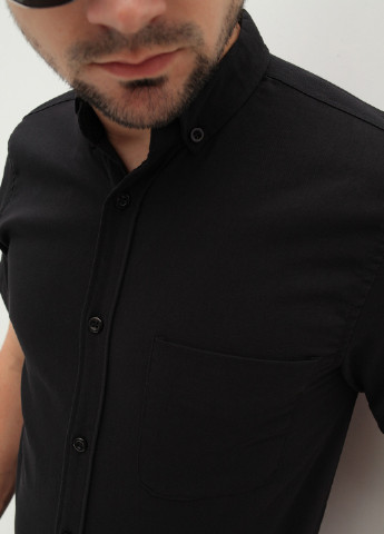 Черная кэжуал рубашка Figo