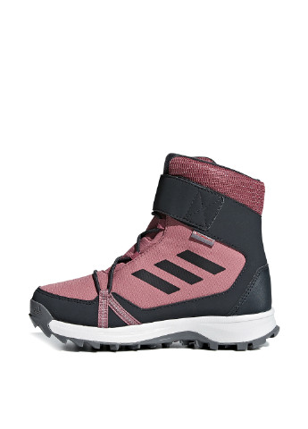 Темно-розовые спортивные зимние ботинки adidas