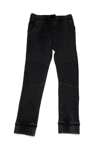 Черные кэжуал демисезонные брюки H&M