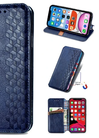Шкіряний чохол книжка Cubic (PU) для Xiaomi Mi 10T / Mi 10T Pro Синій (is_00000040672_5) Getman (237829264)