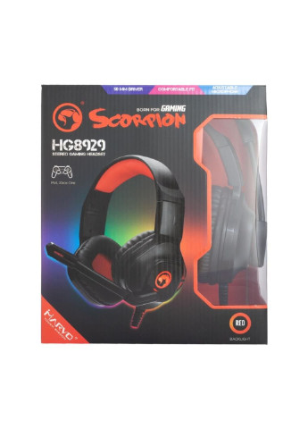 Наушники (HG8929) Marvo HG8929 Red-LED (253547773)