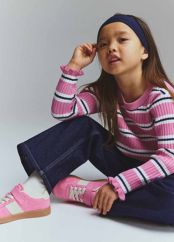 Темно-синие демисезонные прямые джинсы H&M