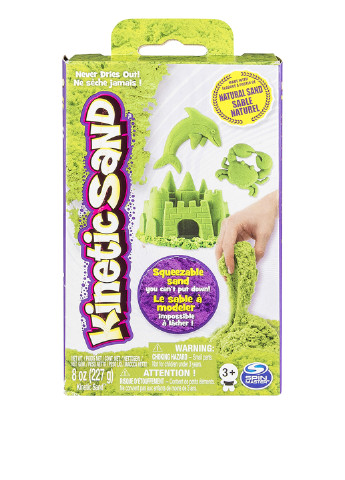 Пісок для дитячого творчості - kinetic sand neon (зелений, 227г) Wacky-Tivities (82735608)