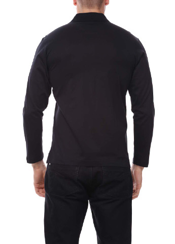 Черная футболка-поло для мужчин Pierre Cardin однотонная