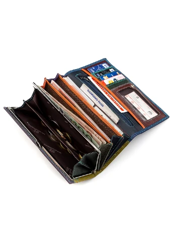Жіночий шкіряний гаманець 18,5х9х3,5 см st leather (252131809)