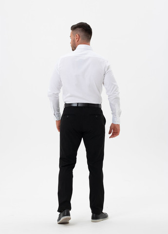 Белая классическая рубашка однотонная Trend Collection