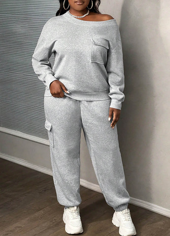 Костюм (свитшот, брюки) SHEIN (366268168)