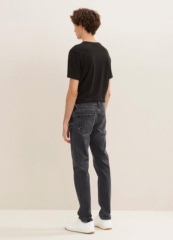 Темно-серые демисезонные прямые джинсы Tom Tailor