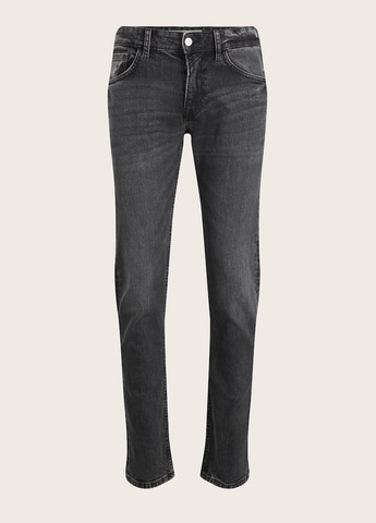 Темно-серые демисезонные прямые джинсы Tom Tailor