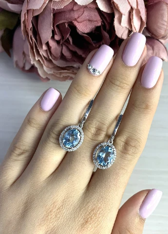 Сережки Silver Flame (152532962)