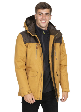 Горчичная зимняя куртка Trespass ROCKWELL - MALE DLX JKT