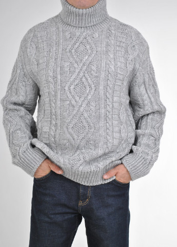 Світло-сірий зимовий теплий зимовий светр Berta Lucci