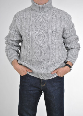 Світло-сірий зимовий теплий зимовий светр Berta Lucci
