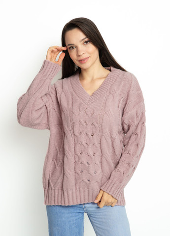 Ліловий демісезонний пуловер пуловер Time of Style