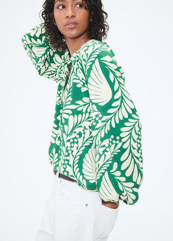 Зелена блуза H&M