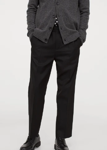 Черные брюки H&M