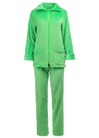 Зеленая всесезон пижама (толстовка, брюки) свитшот + брюки Elegans
