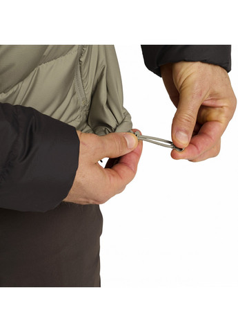 Коричневий демісезонний Пуховик Jack Wolfskin