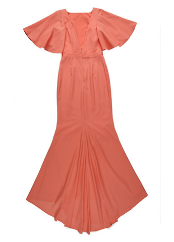 Пудрова кежуал сукня годе Jarlo однотонна