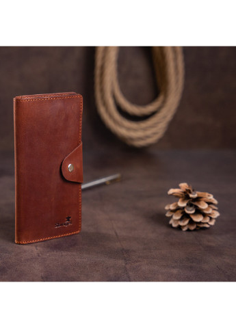 Мужской кожаный кошелек 18х8,5х1 см Shvigel (252132321)