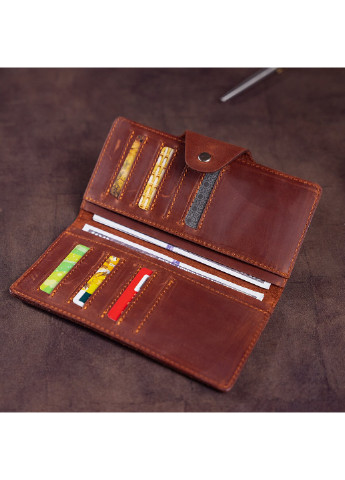 Мужской кожаный кошелек 18х8,5х1 см Shvigel (252132321)