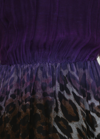 Фиолетовое кэжуал платье а-силуэт Sassofono