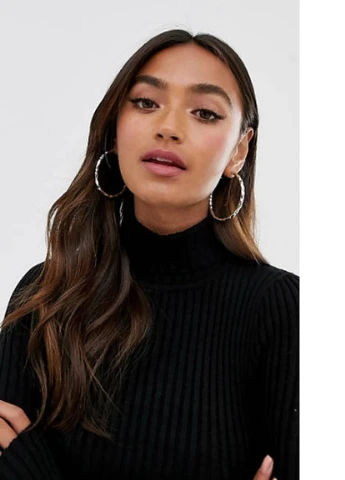 Серьги Missguided кольцами S22 серебристые Asos (228702200)