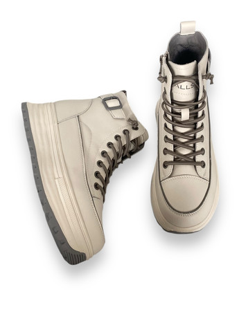 Зимние ботинки ALLSY со шнуровкой