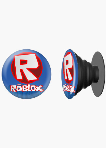 Попсокет (Popsockets) тримач для смартфону Роблокс (Roblox) (8754-1708) Чорний MobiPrint (216836489)