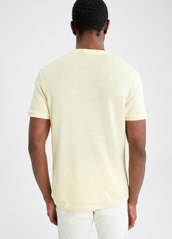 Жовта футболка DeFacto