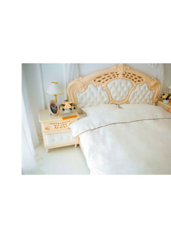 Постільна білизна Сатин Corner Moko White 200х220 - Євро (2200001484443) Mirson (254010604)