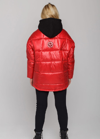 Червона зимня зимова жіноча куртка лія MioRichi
