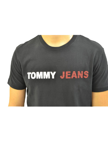 Черная футболка мужская Tommy Hilfiger