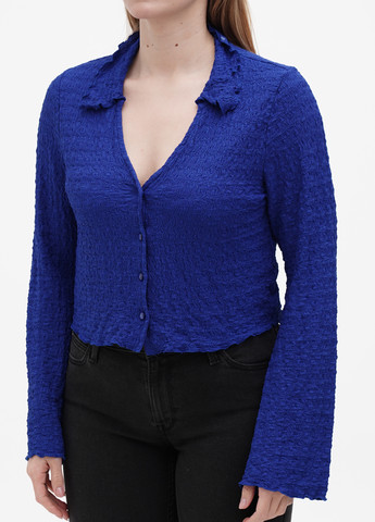 Синяя демисезонная блуза Monki