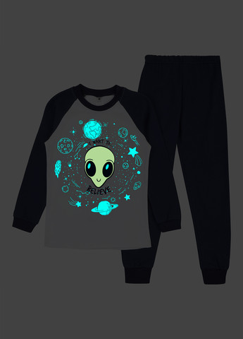 Белая всесезон пижама (лонгслив, брюки) лонгслив + брюки Garnamama