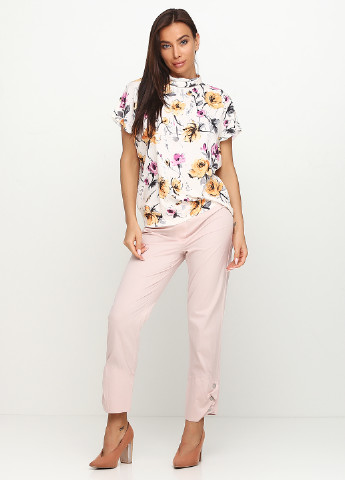 Розовые кэжуал летние брюки Lauren Vidal