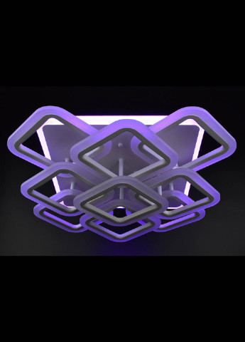 Люстра потолочная LED с пультом A2505/9S-RGB-wh Белый 13х49х49 см. Handmade (234537628)