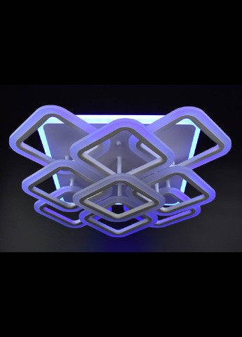 Люстра потолочная LED с пультом A2505/9S-RGB-wh Белый 13х49х49 см. Handmade (234537628)