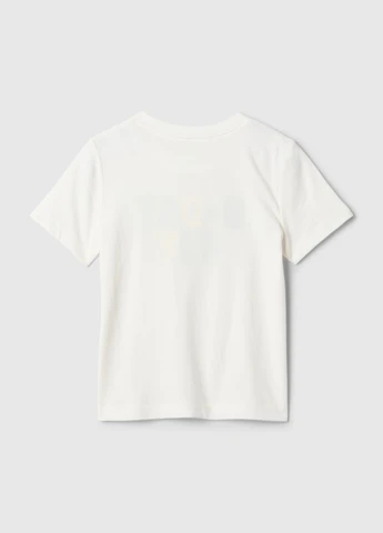 Молочная летняя футболка Gap