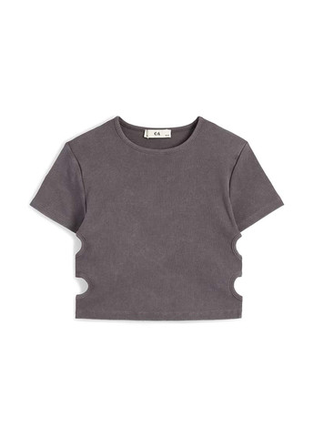 Темно-сіра літня футболка C&A