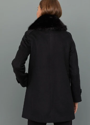 Чорне демісезонне Пальто оверсайз H&M