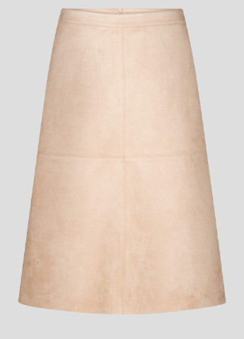 Бежевая кэжуал однотонная юбка Orsay а-силуэта (трапеция)