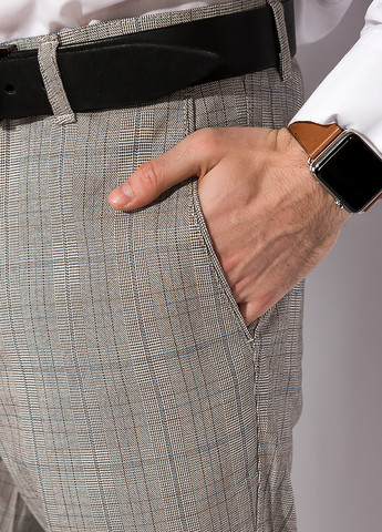 Светло-бежевые кэжуал демисезонные прямые брюки Time of Style