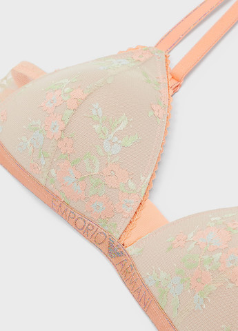 Оранжевый корбей бюстгальтер Emporio Armani полиамид