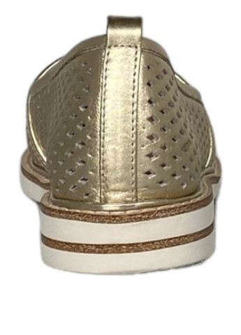 Золоті еспадрільі Kristi однотонний перфорація (294942126)