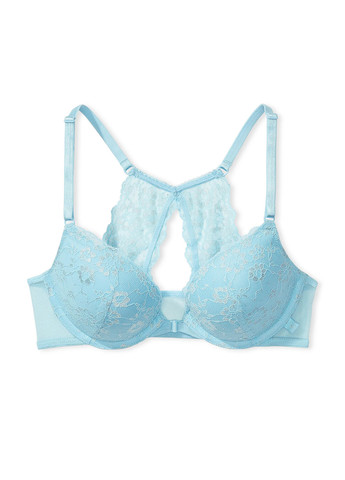 Голубой бюстгальтер Victoria's Secret с косточками полиамид