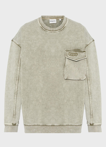 Хаки свитшот PRPY варенка тиснение (361230545)