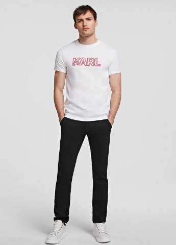 Белая футболка Karl Lagerfeld