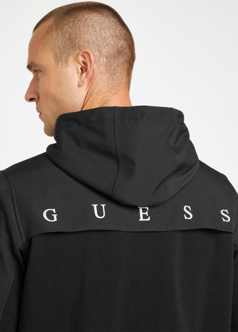 Черная демисезонная ветровка Guess