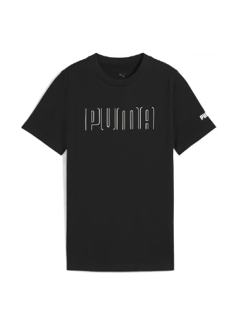 Чорна літня футболка Puma PUMA SPORT Graphic Tee